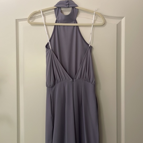 XS Lulu’s Moment for Life Lavender Halter Jumpsuit - Picture 3 of 7